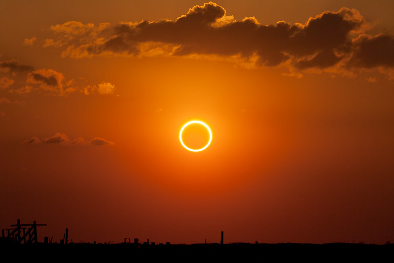 Eclipse de Sol - Anillo de Fuego